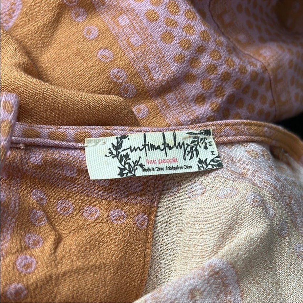 Free People Rust and Lavender Bodysuit - Picture 10 of 10